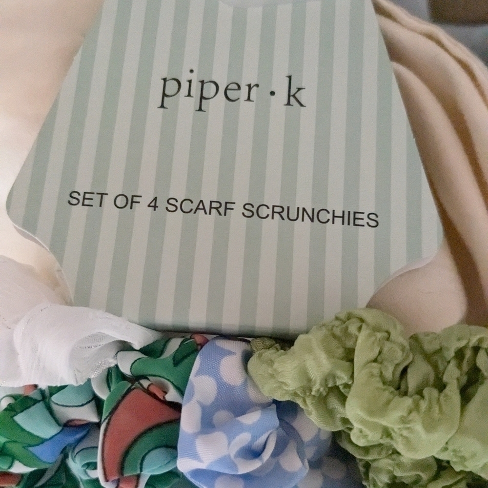 Piper K scarf scrunchies - Picture 2 of 12